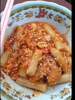 Foto resep Tteokbokki homemade