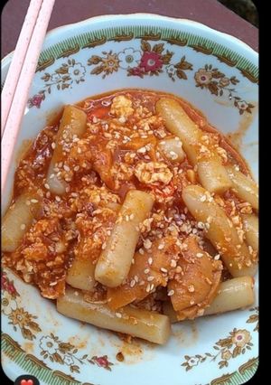 Foto resep Tteokbokki homemade