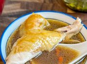 A picture of herbal soup