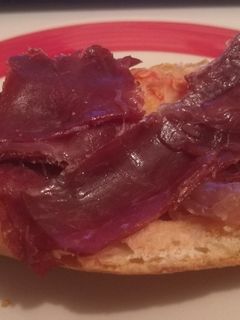 Una foto de Tosta de jamón