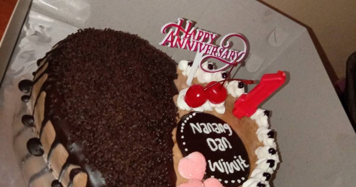 60 resep kue ultah tart brownies enak dan sederhana ala rumahan Cookpad