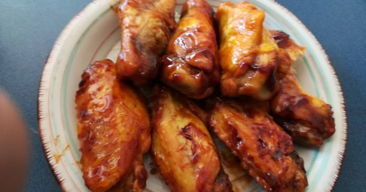 Alitas de pollo agridulces con un toque picante Receta de María Carmen -  Cookpad