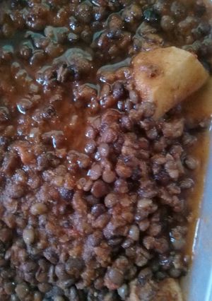 Una foto de Guiso de lentejas