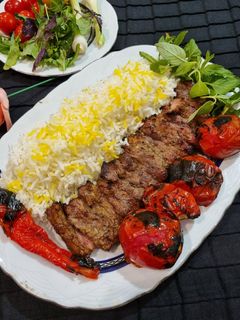 عکسی از دستور کباب برگ خانگی