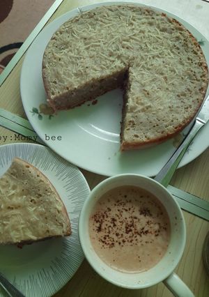 Foto resep Bolu pisang keju (magic com)