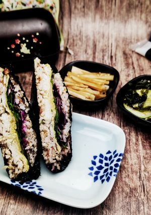 Une photo de Sando (sandwich japonais)