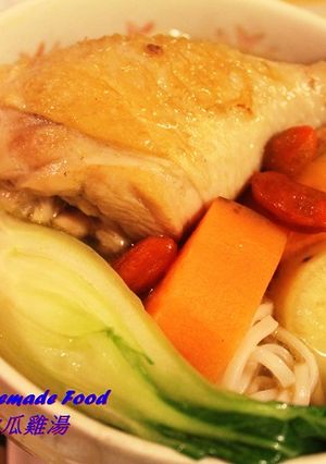 枸杞地瓜雞湯 的食譜成品照片