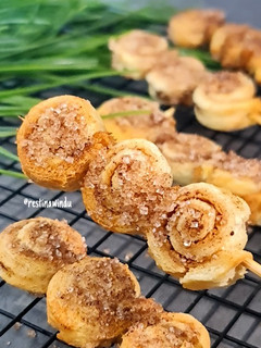 Foto resep Cinnamon Roll Ups Pinggiran Roti Tawar