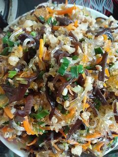 Hình của món Miến xào.