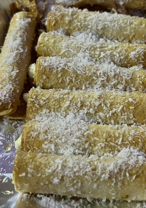 صورة لوصفة لفائف الجبنة بالعسل