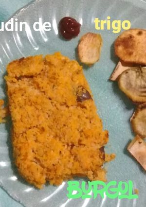 Una foto de Budín de trigo burgol y calabaza🌾