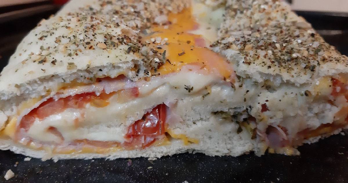 Pizza rellena - 265 recetas caseras- Cookpad