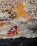 Pizza rellena arrollada 🍕