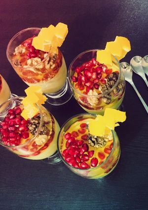 عکسی از دستور دسر کاستر و ژل😜🍮