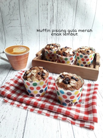 Cara Sederhana Membuat Resep  Muffin pisang gula merah lembut enak yang Enak Banget, Enak Banget