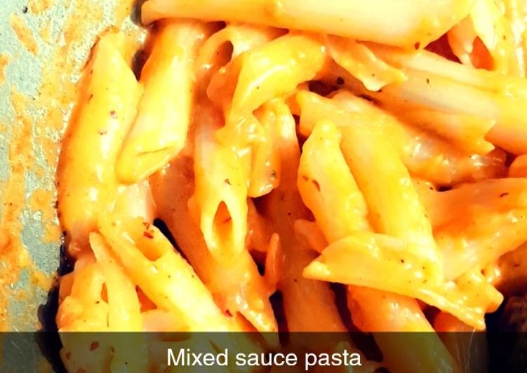 Simple Way to Cook Speedy Mixed sauce pasta