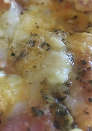 Une photo de Omelette jambon & tomates