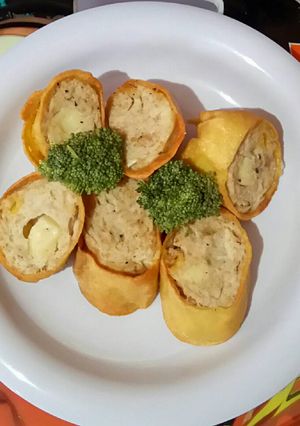 Foto resep Chicken egg roll ala bunda 2D