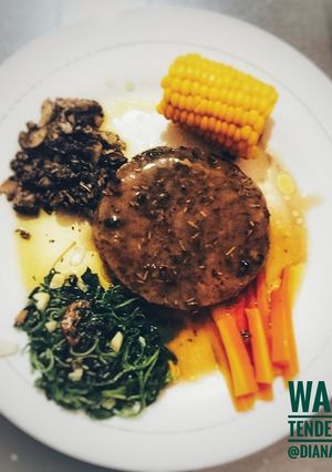 A picture of Wagyu tender steak.