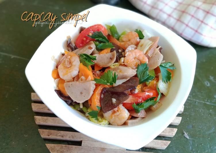 Resep Capcay Simpel yang Lezat