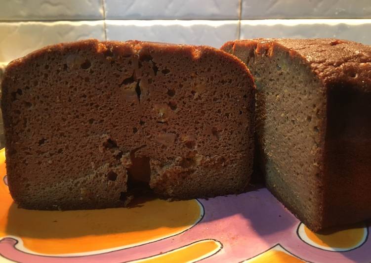Bizcocho de yogur y plátano sin gluten y sin lactosa