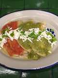 Enchiladas bicolores