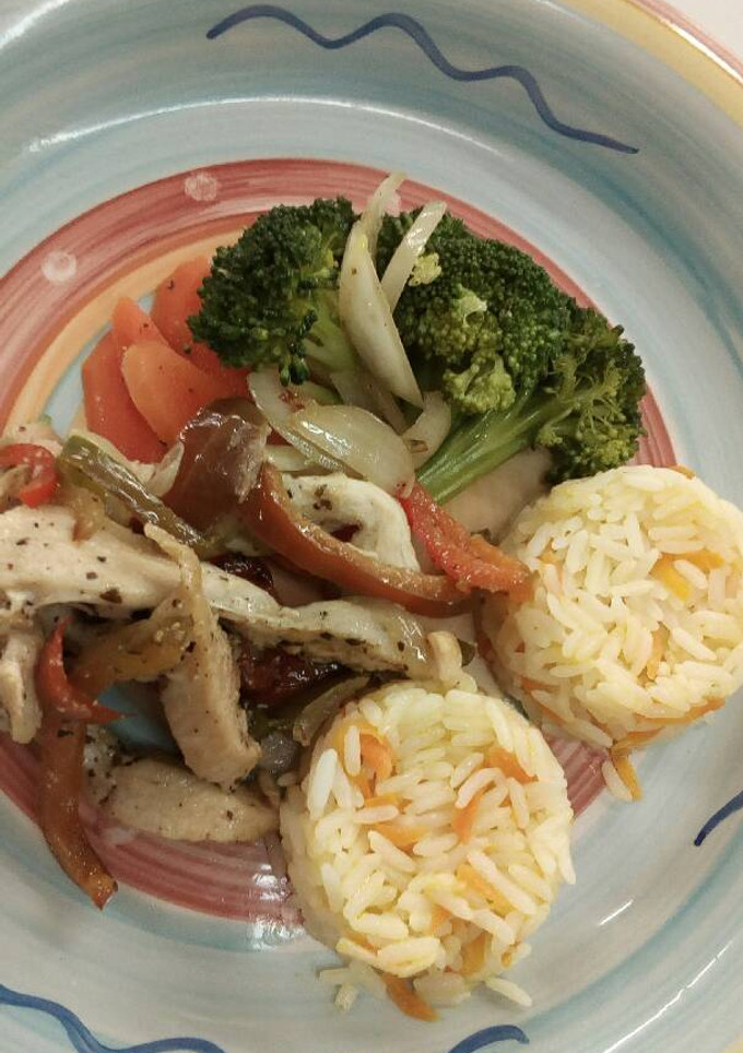 Una foto de Fajitas de pollo