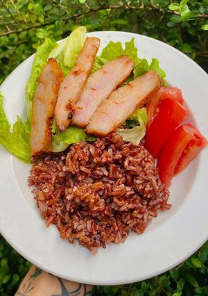 Hình của món 🥕Cơm gạo lức - nạc ram 🥕.