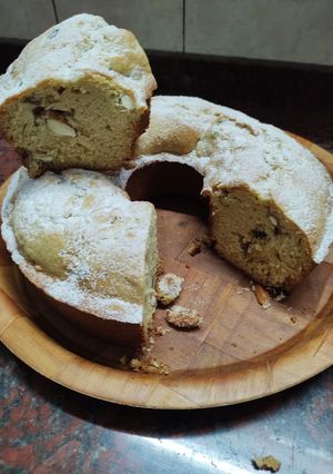 Una foto de Budín ingles húmedo