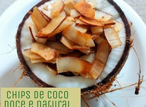 Foto de Chips de coco, natural e doce!