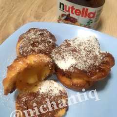 A picture of Kue Soes Nutella.