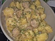 Une photo de pommes de terre boulette