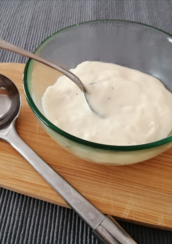 Una foto de Bechamel en robot Moulinex Cuisine Companion