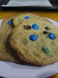 Galletas con lentejas de chocolate