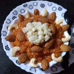 A picture of Gajar ka halwa.