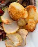 Papas fritas en freidora de aire
