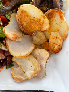 Una foto de Papas fritas en freidora de aire