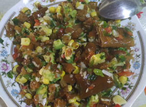 Una foto de Ceviche de cochayuyo