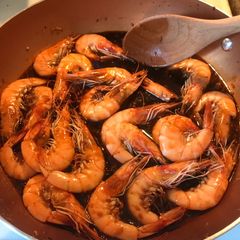 A picture of Grandma Nelia’s Weeknight Shrimp.