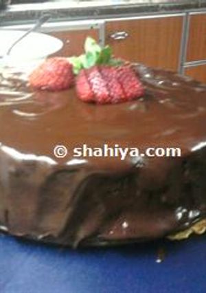 صورة لوصفة طريقة عمل كيكة بسكويت بالغاناج