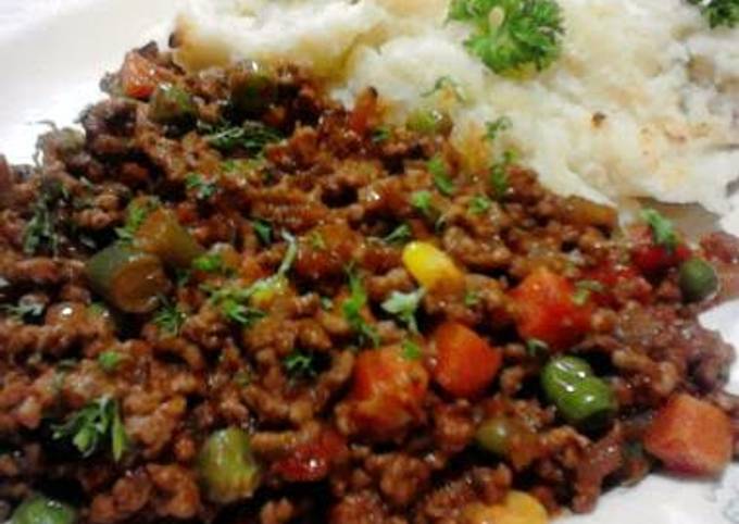 Steps to Prepare Super Quick Homemade Heathers Lazy Italian Style Ground Beef Mince