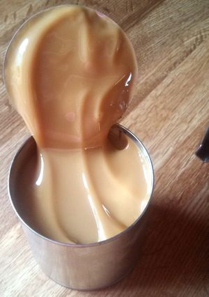 A picture of Homemade caramel..