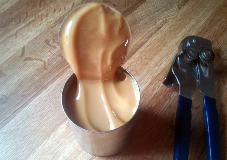 Homemade caramel.