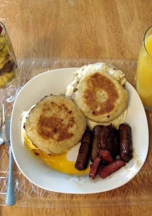 A picture of Taisen's Father's Day Breakfast.