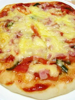 A picture of Homemade Pizza Made With Easy Pizza Crust~.