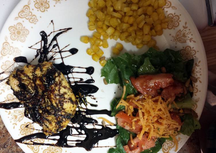 Recipe of Speedy Pan seared chicken with balsamic reduction