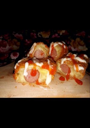 Foto resep Rogul Sosis + Keju Oles