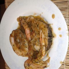 A picture of Hake & Shrimps.