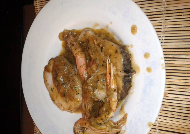 Recipe of Speedy Hake & Shrimps