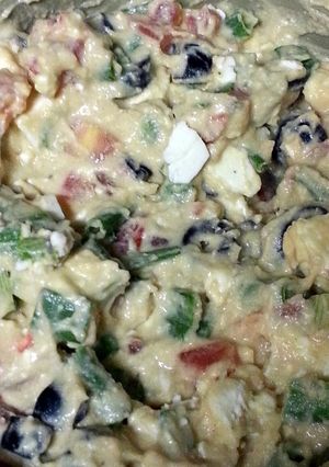 A picture of Larry's Greek hummus dip